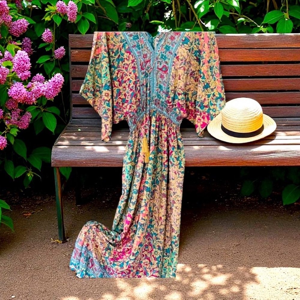 Lapogee~Floral Maxi Dress (XL) – New Without Tags - Picture 7 of 7